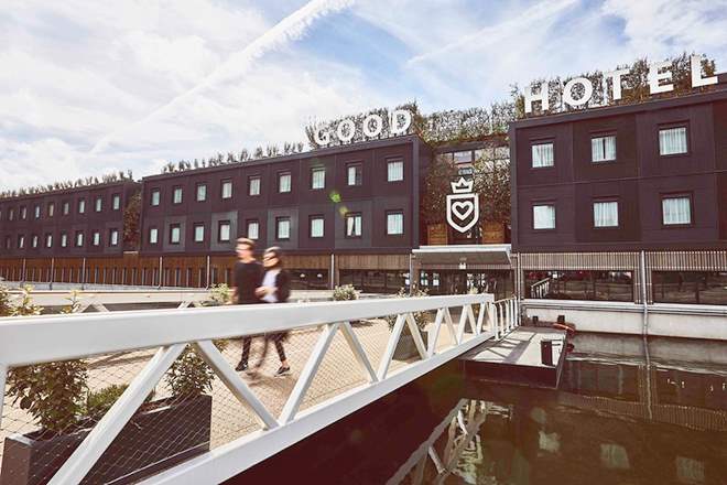 9 Floating Hotels You Need In Your Life Travelzoo Good Hotel Lives Up To Its Name Not Only In Experience But Community Initiatives First Launched Amsterdam The Was Then Moved