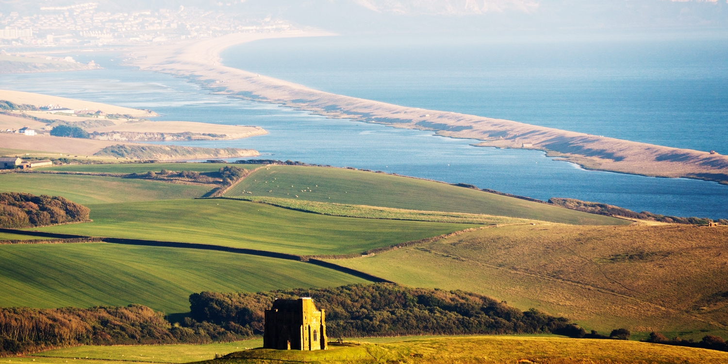 Chesil Beach at Abbotsbury in Dorset, A UNESCO World herita…