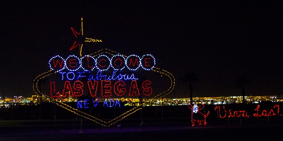 Lv Motor Speedway Christmas Lights