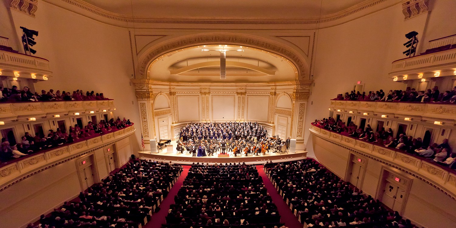 Carnegie Hall Seating Chart New York.