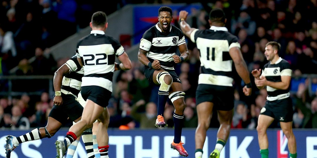 27.50 & up—Barbarians v World XV rugby at Twickenham | Travelzoo