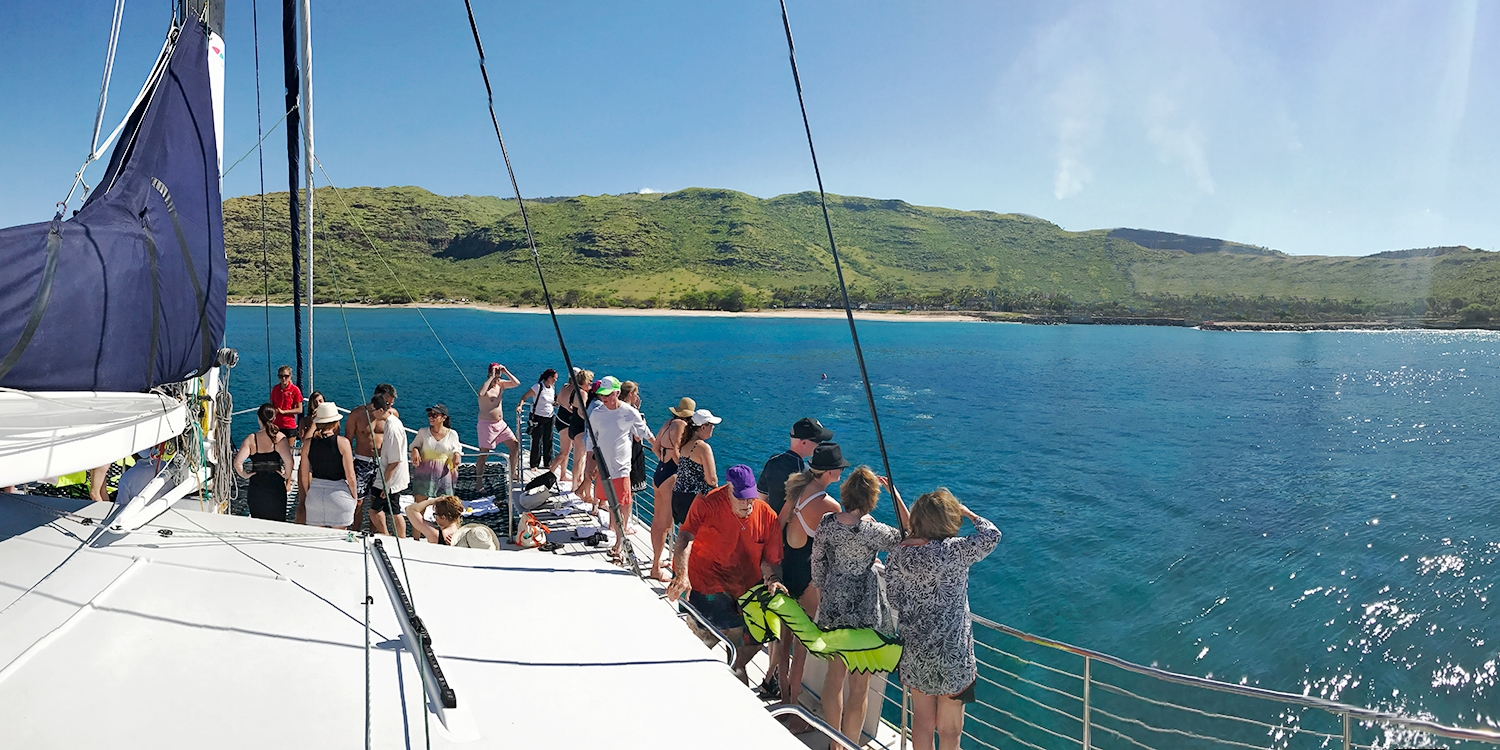 42 & up Oahu Catamaran Sail Afternoon or Sunset Travelzoo