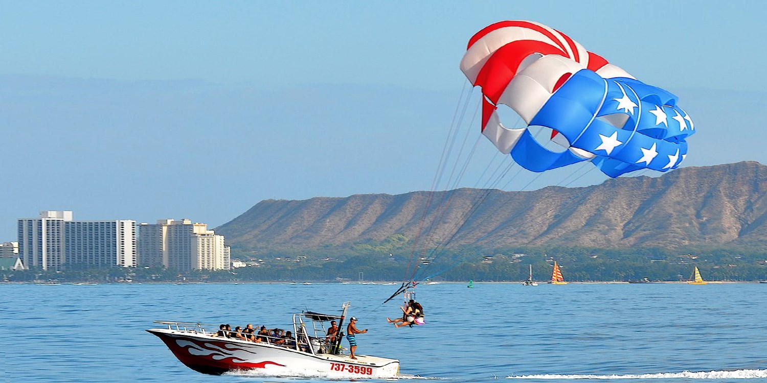 69 Oahu Parasail up to 1,000 Feet with Views of Diamond Head