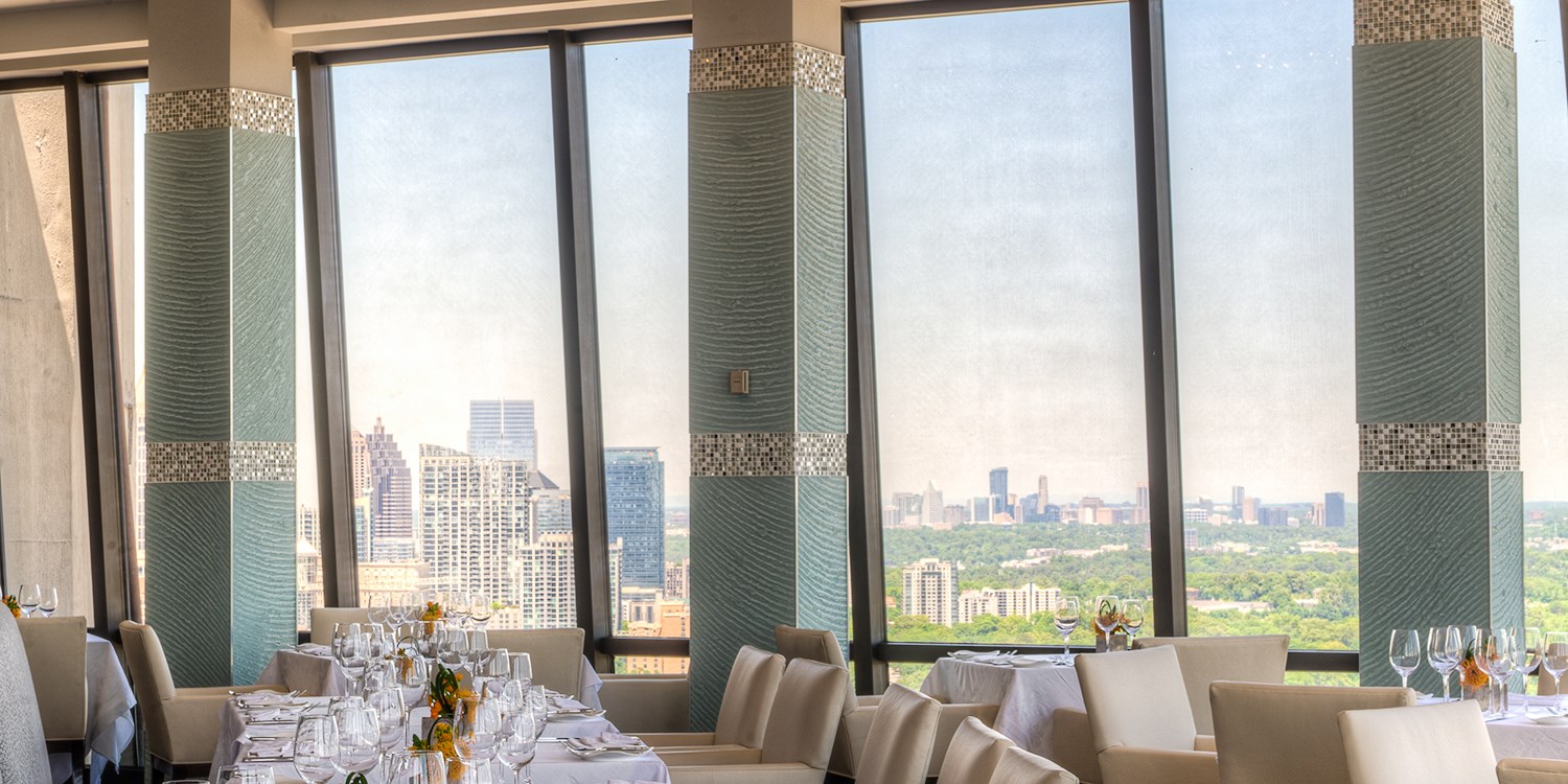 129 Nikolai's Roof Atlanta Dinner & Wine for 2 Travelzoo