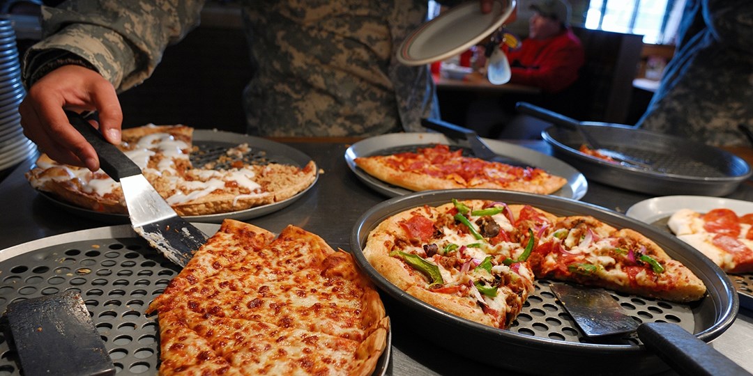 35 Pizza & Pasta Buffet including Wine for 2, 40 Off Travelzoo