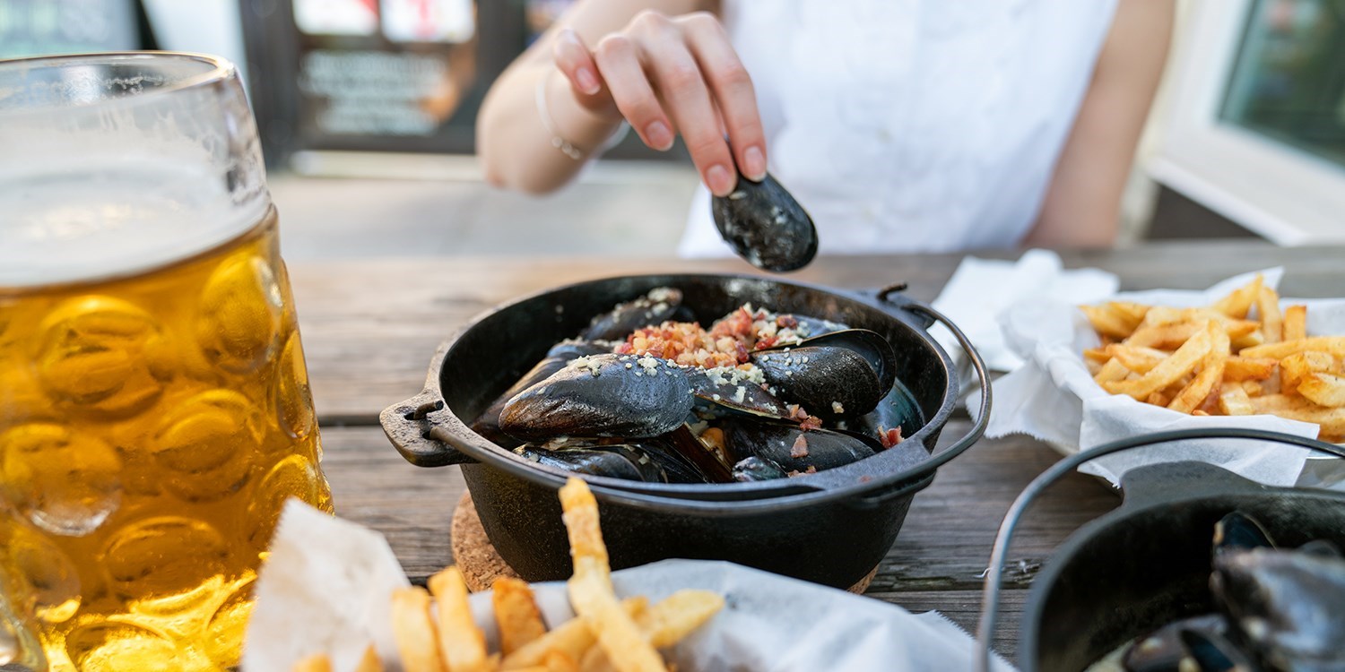 39 Beers & BelgianStyle Mussels at 2 Locations Travelzoo