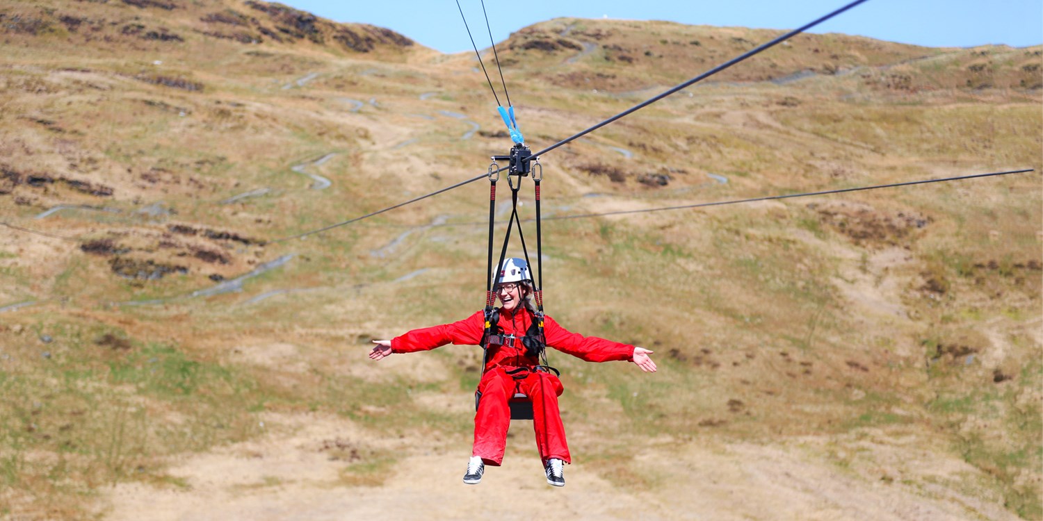 £79 Zipline & caving adventure in Snowdonia, save 31 Travelzoo
