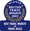 Winner of Best Travel Deals Website - British Travel Awards