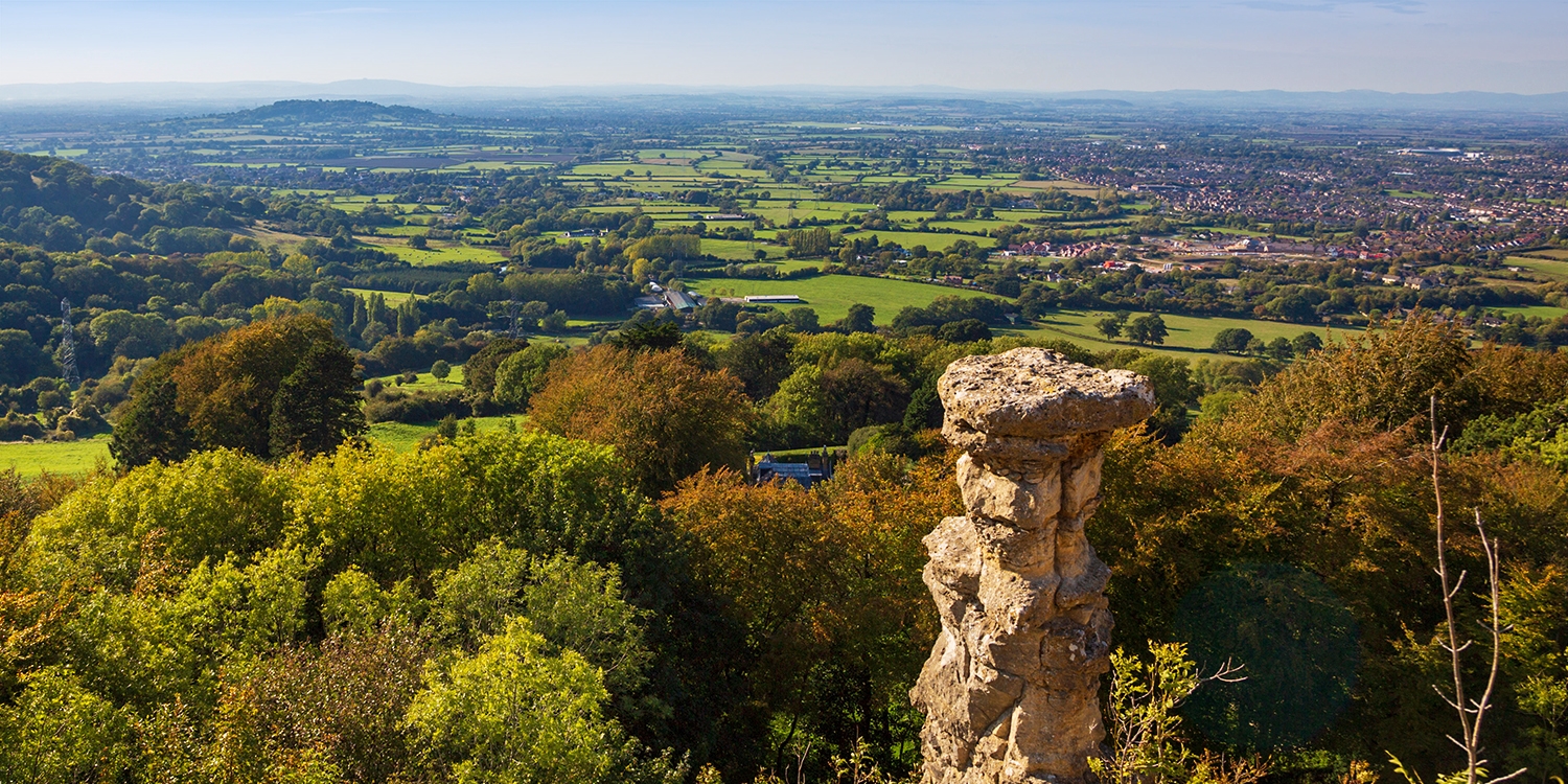 The Devil's Chimney is a limestone rock formation in Leckhampton, near Cheltenham