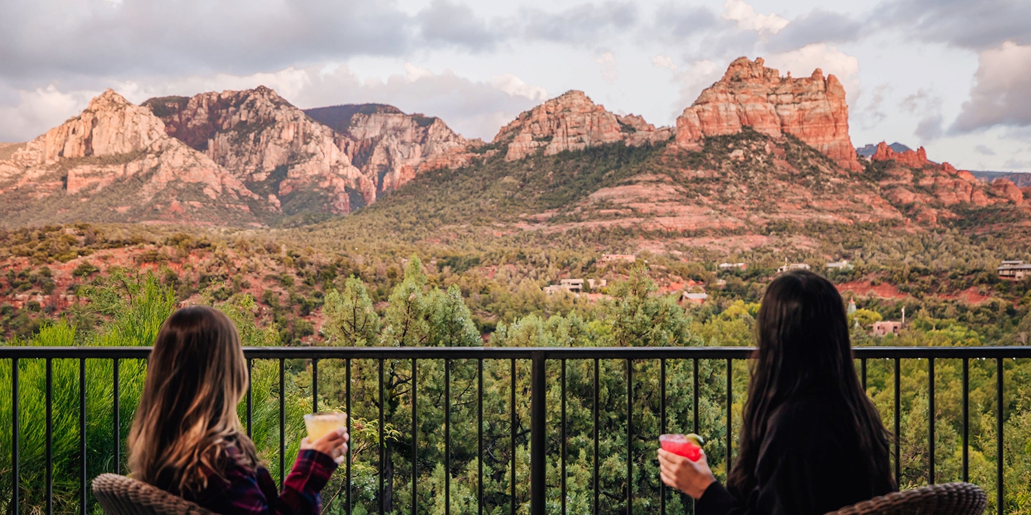 Take in the views while sipping a cocktail (this offer includes two complimentary drinks from 89Agave)