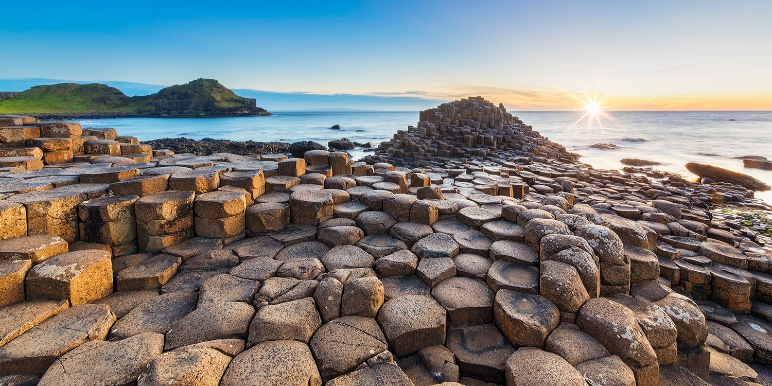A 20-minute drive from the hotel along the coast will bring you to the Giant's Causeway