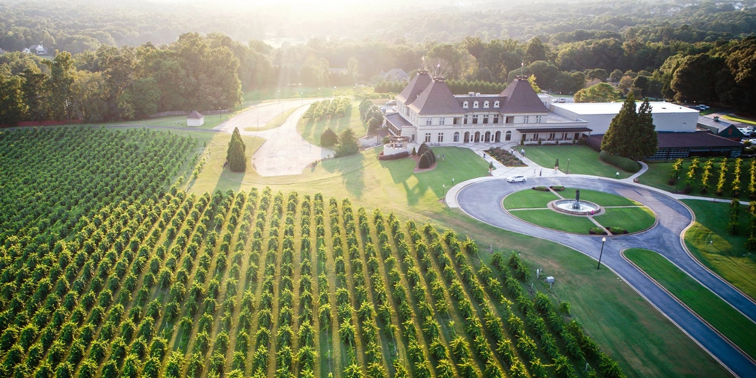 Chateau Elan Winery & Resort is set on 3,500 acres of rolling hills