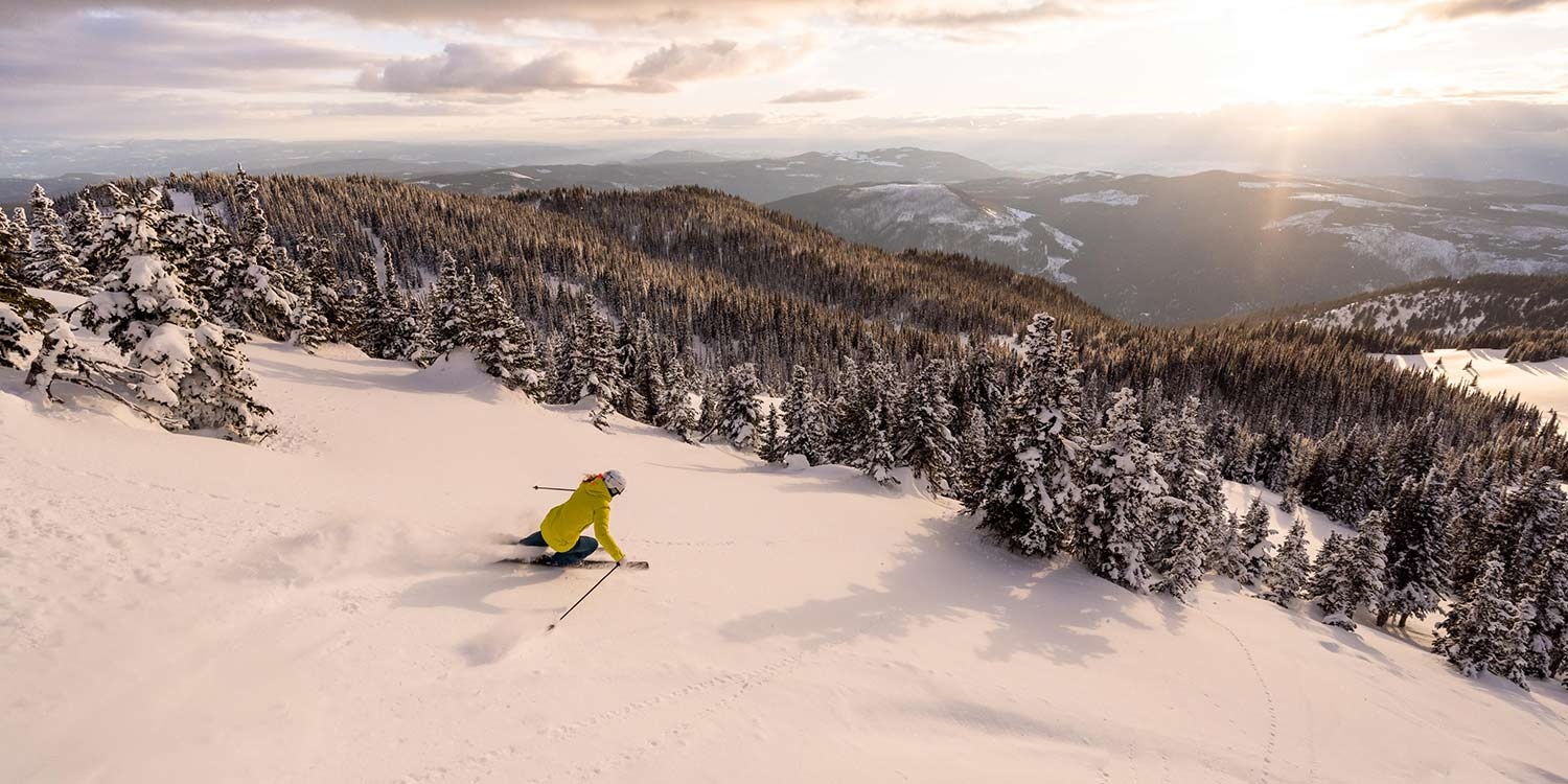 Hit the slopes at Canada's second largest ski area