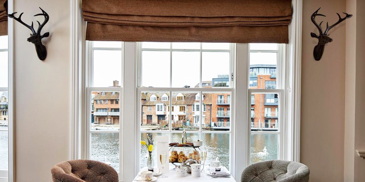 The Brasserie has unobstructed views of the river