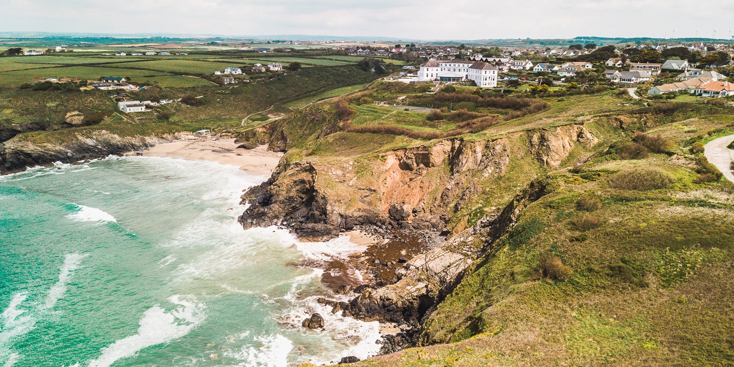 Drink in the dramatic scenery of the Cornish coastline