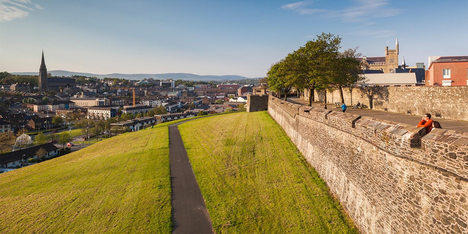 Derry~Londonderry is one of the few destinations in Europe with completely intact city walls