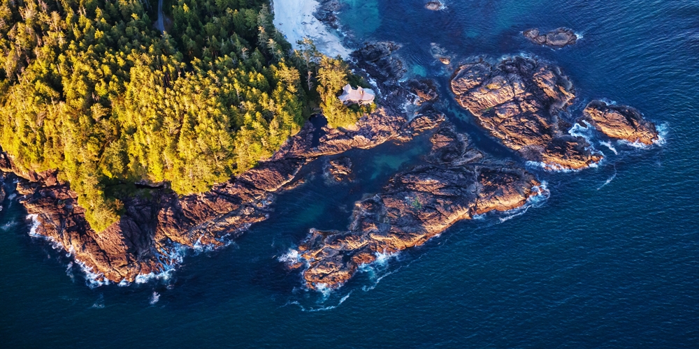 Tofino is situated on the west coast of Vancouver Island