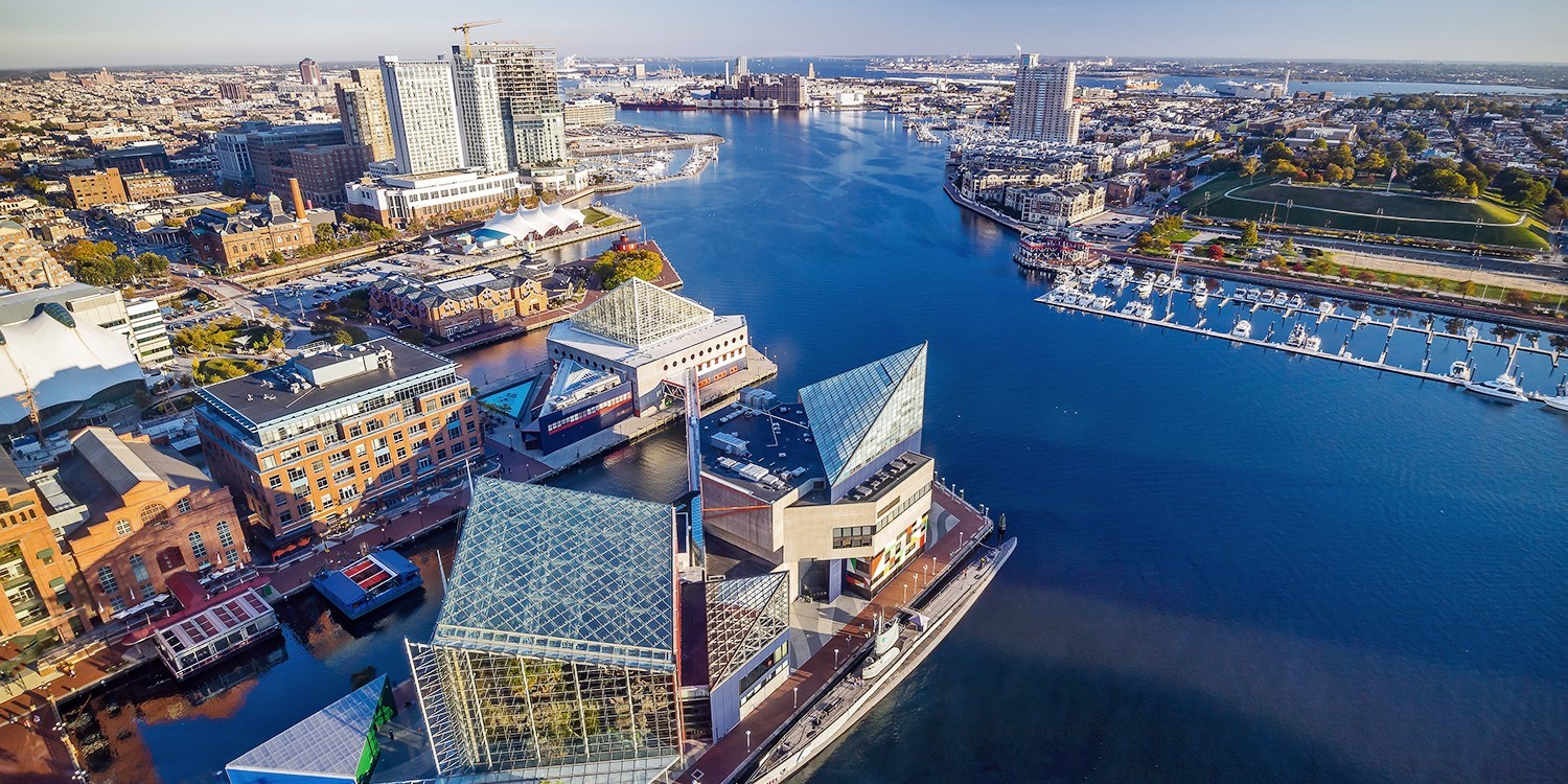The property is situated on a wide and busy intersection, with several restaurants nearby, including a. Hyatt Place Baltimore Inner Harbor Travelzoo