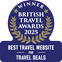 Winner of Best Travel Deals Website - British Travel Awards